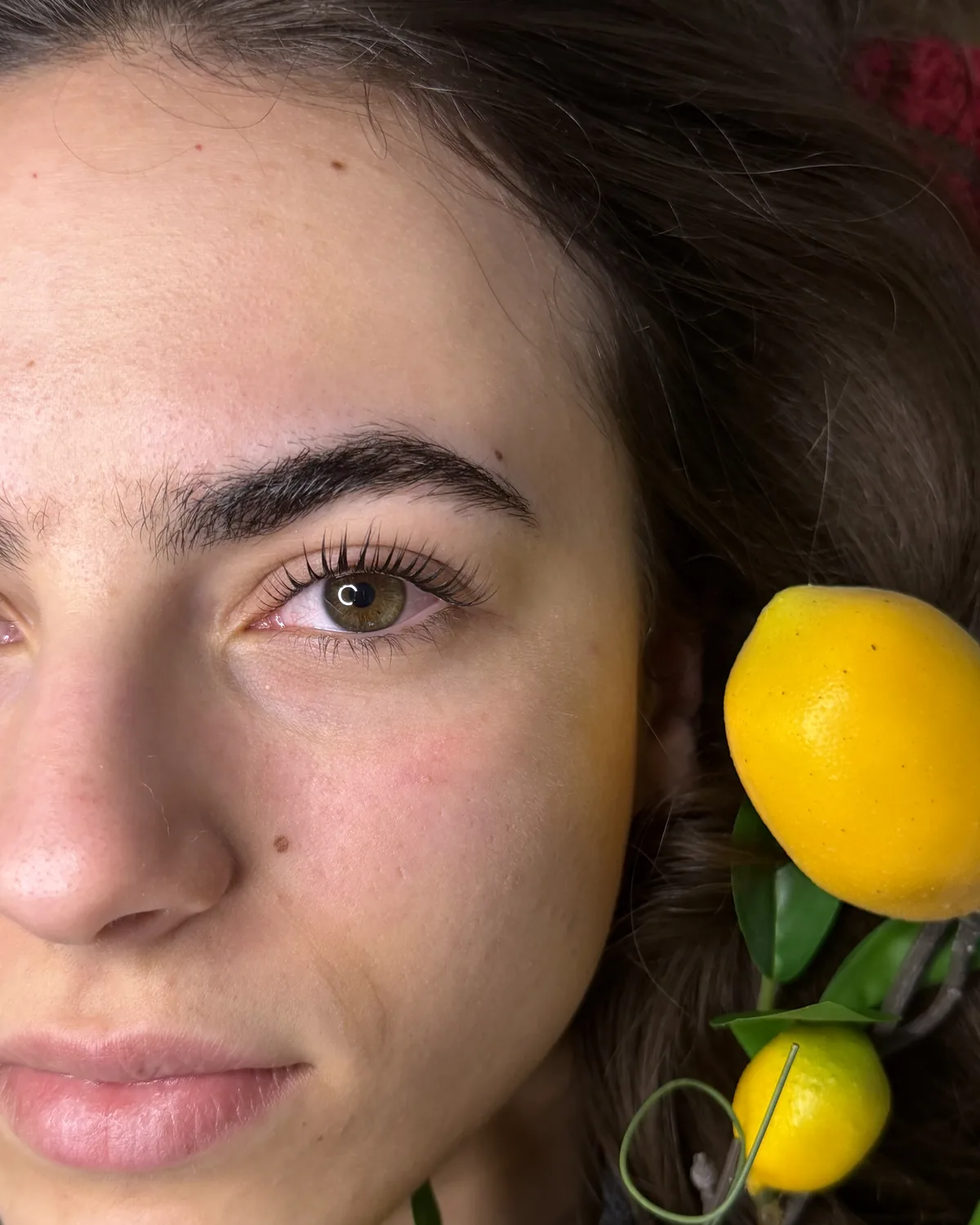 Korean Lashlifting Ergebnis – frischer, offener Blick bei einer Kundin von cam.lashbar in Hannover